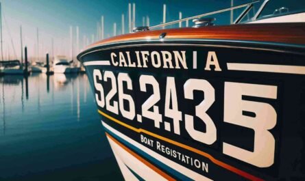 California Boat Registration Numbers Correctly 1